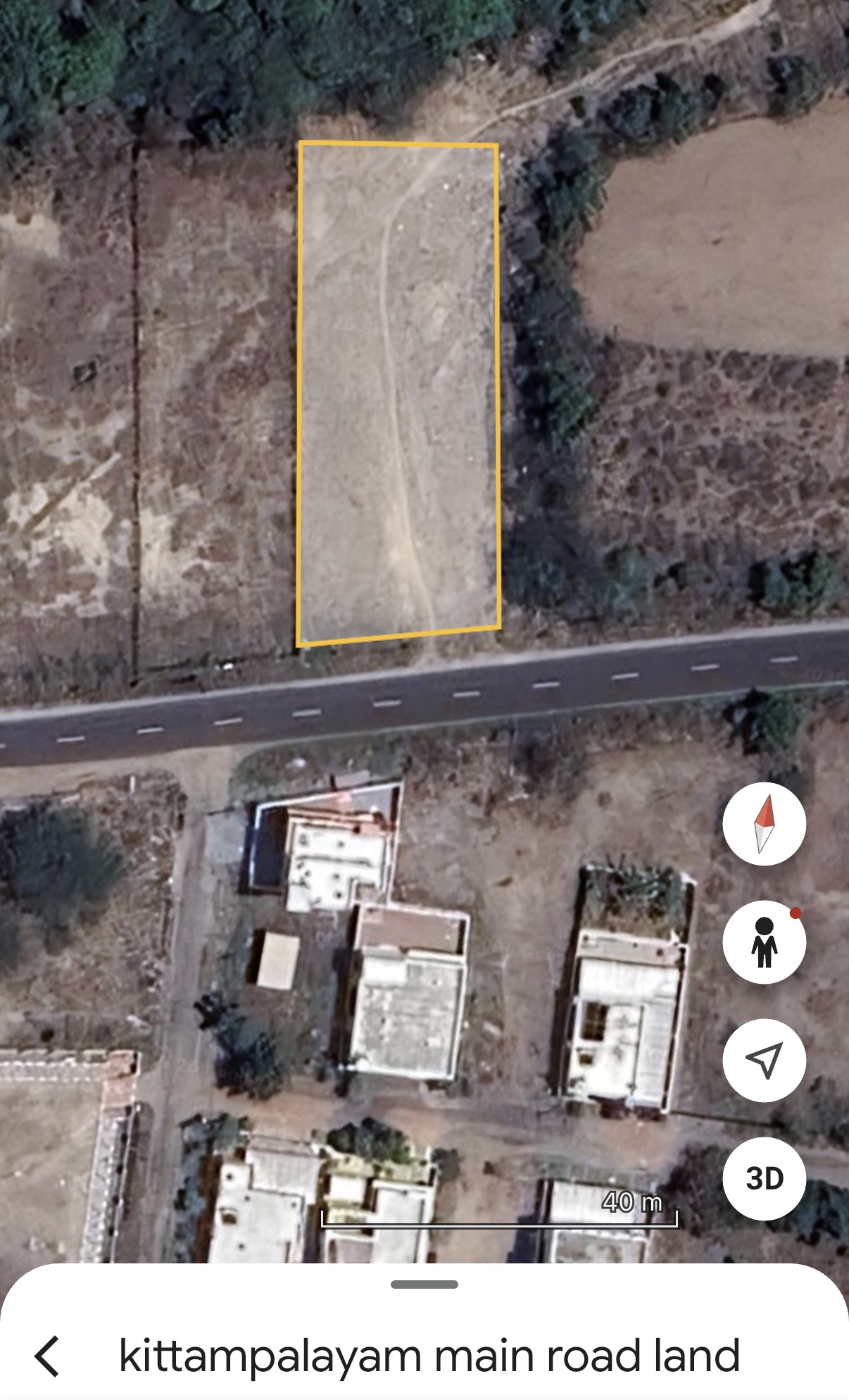 Main Road Facing land